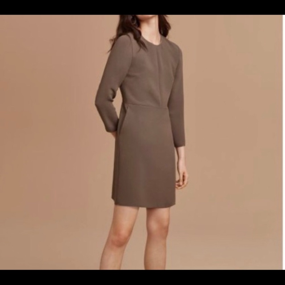 Wilfred Taupe Midi Dress